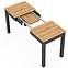 Skladací stôl Orion 03 100/160x60cm dub craft/čierna,4