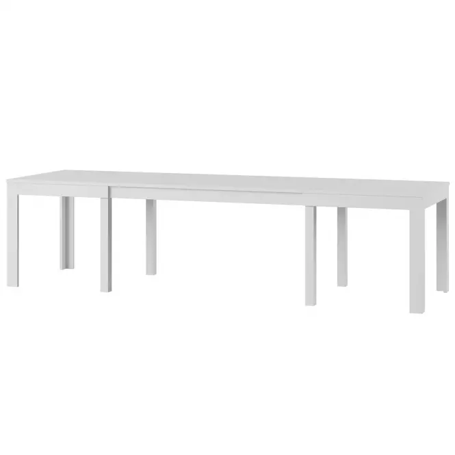 Skladací stôl Wenus 160/300x90cm biela,3
