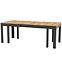 Skladací stôl Wenus 160/300x90cm dub craft/čierna,3
