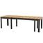 Skladací stôl Wenus 160/300x90cm dub craft/čierna,4