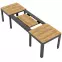 Skladací stôl Wenus 160/300x90cm dub craft/čierna,5