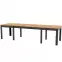 Skladací stôl Wenus 160/300x90cm dub craft/čierna,6