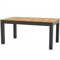 Skladací stôl Wenus dub craft/čierna