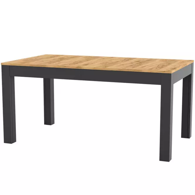 Skladací stôl Wenus dub craft/čierna