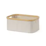Béžový úložný košík