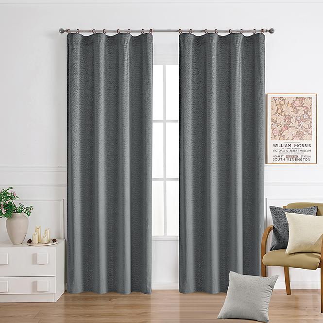 Záclonový materiál EMMA VET447/4/210GSM sivá Tovar na mieru