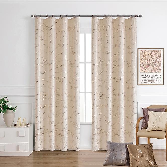 Záclonový materiál GOLDY VET479/1/210GSM krémová Tovar na mieru