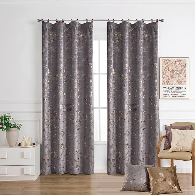 Záclonový materiál GOLDY VET479/4/210GSM sivá Tovar na mieru