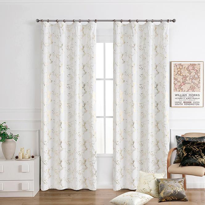 Záclonový materiál KLOE VET427/1/210GSM biely Tovar na mieru