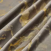 Záclonový materiál KLOE VET427/3/210GSM sivá Tovar na mieru