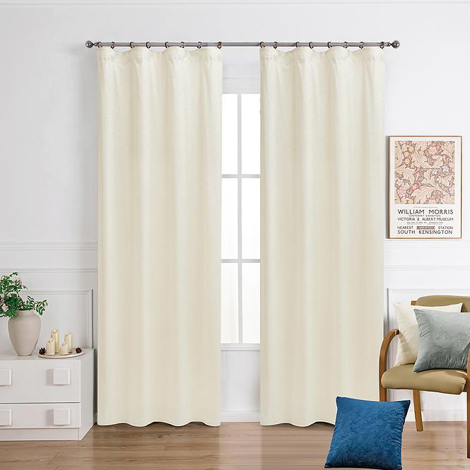 Záclonový materiál ROSALIA VET449/2/210GSM krémová Tovar na mieru