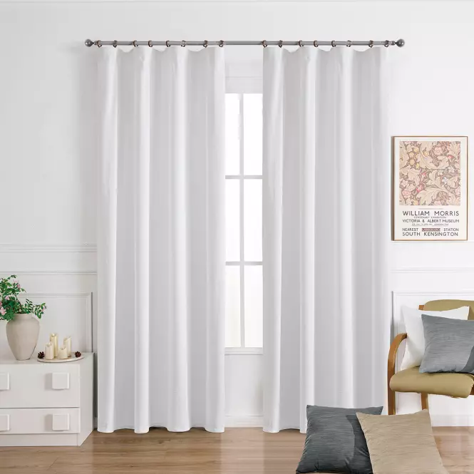 Závesový materiál SOFI VET476/1/210GSM krémová Tovar na mieru