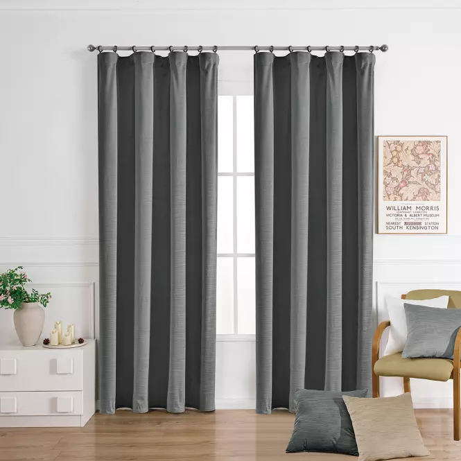 Závesový materiál SOFI VET476/7/210GSM sivá Tovar na mieru,3