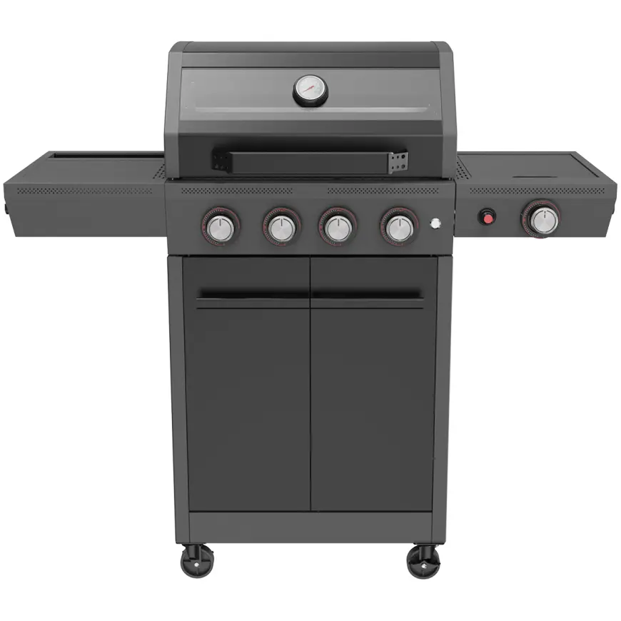 Mercado Plynový gril Luxe čierny 4+1  15 kW