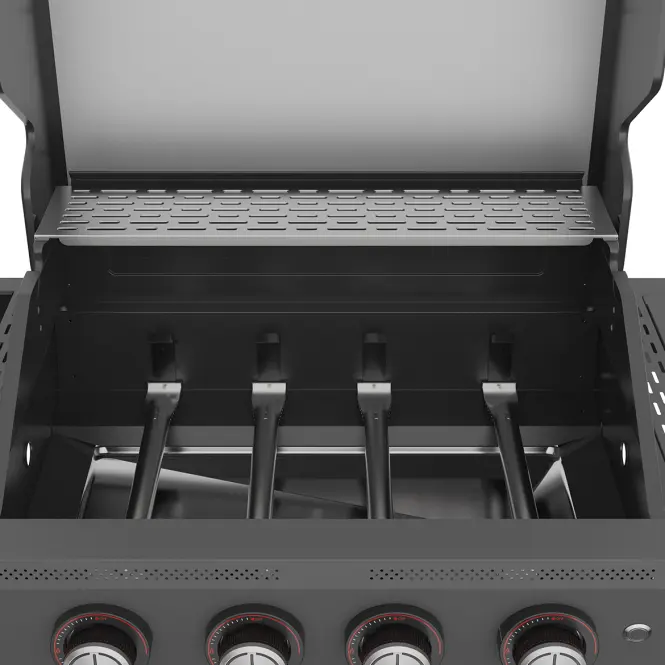 Mercado Plynový gril Luxe čierny 4+1  15 kW