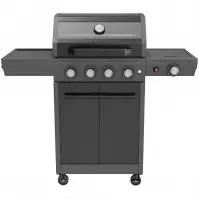 Mercado plynový gril Luxe čierny 4+1  15kw