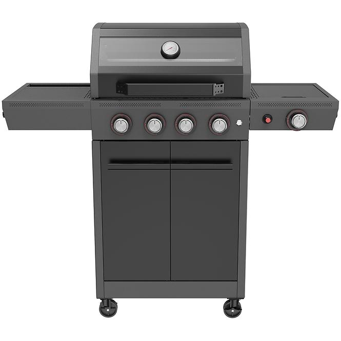 Mercado plynový gril Luxe čierny 4+1  15kw