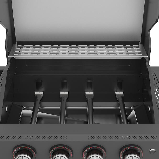 Mercado plynový gril Luxe čierny 4+1  15kw