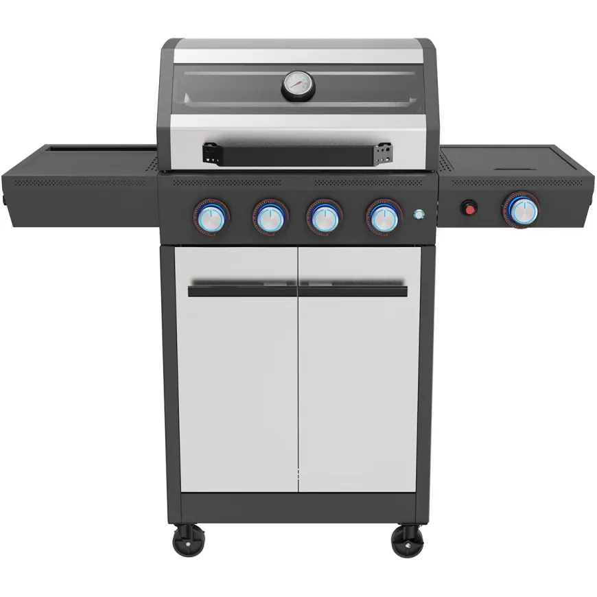Plynový gril Mercado Luxe silver 4+1 15kw