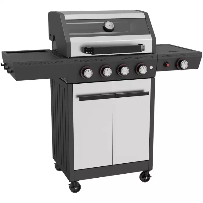 Plynový gril Mercado Luxe silver 4+1 15kw