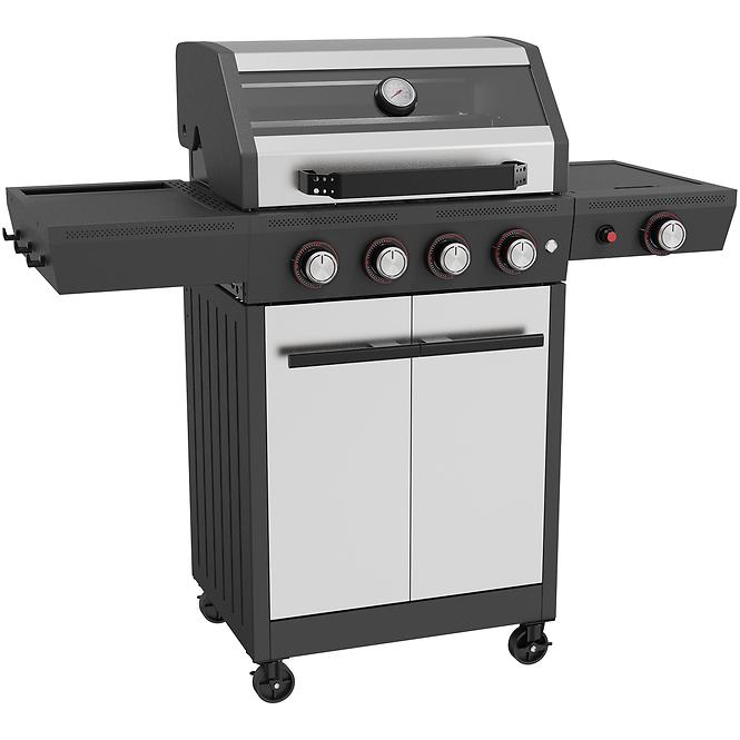 Plynový gril Mercado Luxe silver 4+1 15kw,2