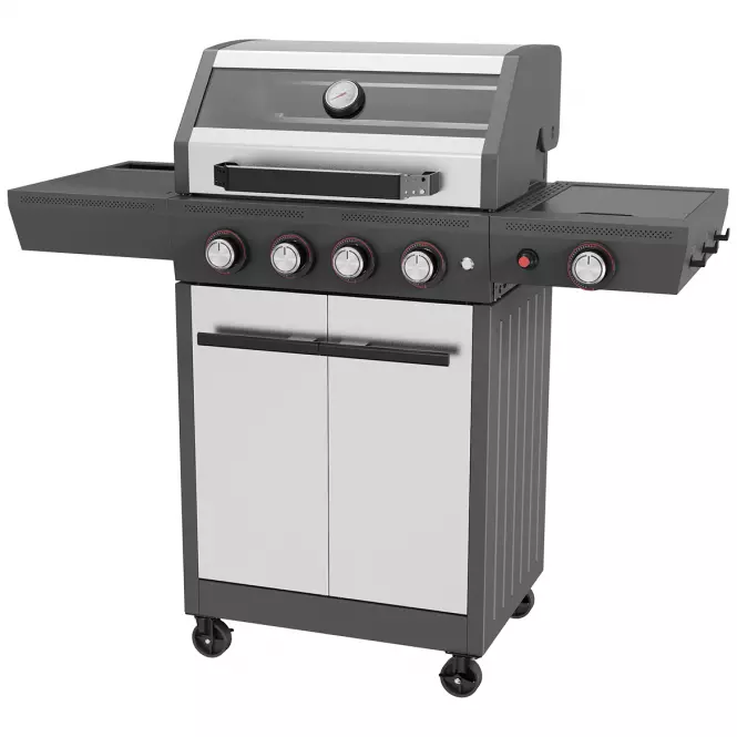 Plynový gril Mercado Luxe silver 4+1 15kw