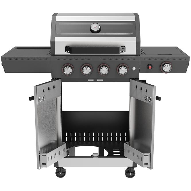 Plynový gril Mercado Luxe silver 4+1 15kw