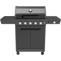 Mercado plynový gril De Luxe čierny 5+1 18 kW