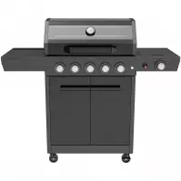 Mercado plynový gril De Luxe čierny 5+1 18kw