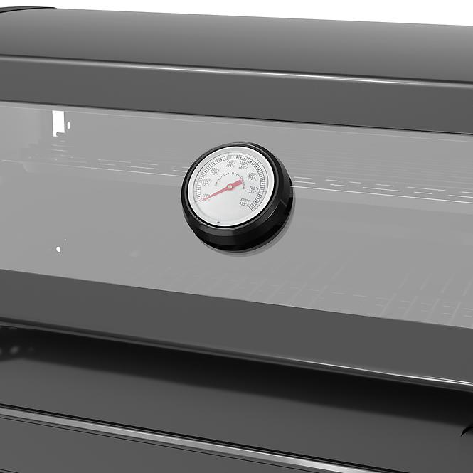 Mercado plynový gril De Luxe čierny 5+1 18kw