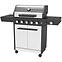 Mercado plynový gril De Luxe silver 5+1 18 kW,3