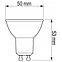 Žiarovky Lumiled LED GU10 6W 580lm 120st nb,4