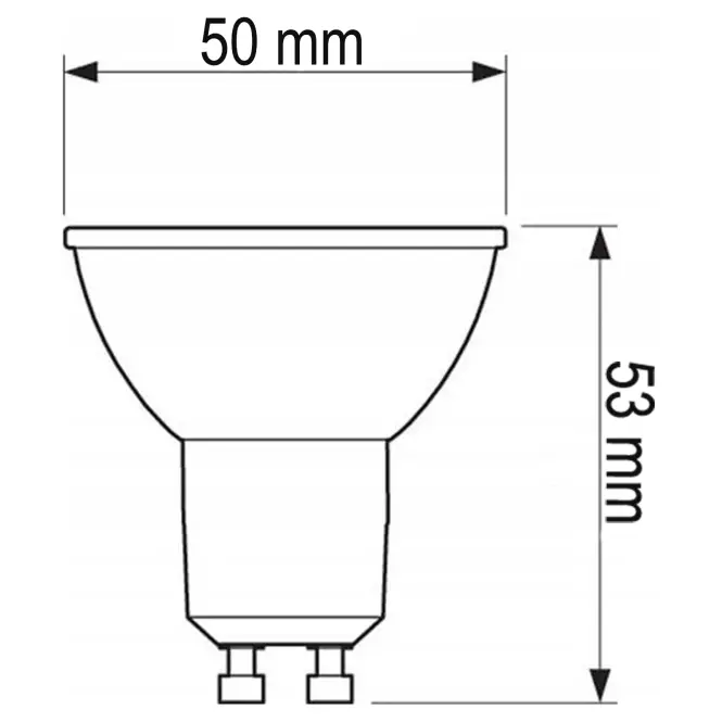 Žiarovky Lumiled LED GU10 6W cb