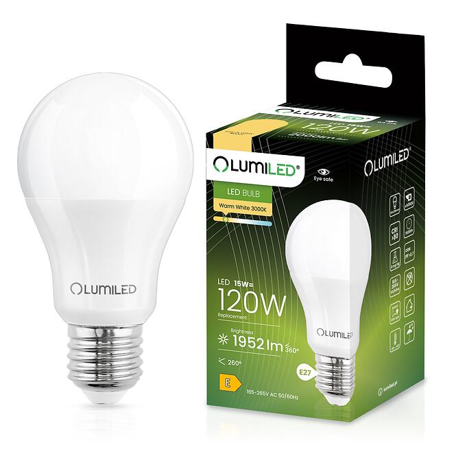 Žiarovky Lumiled LED A65 15W 120W E27 1952lm 3000K