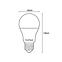 Žiarovky Lumiled LED A65 15W 120W E27 1952lm 3000K,4