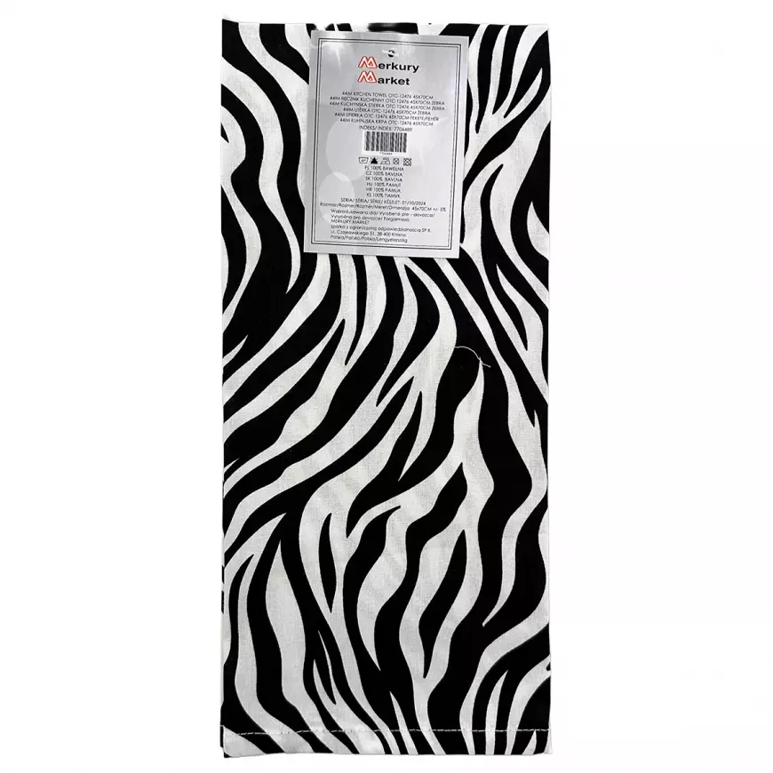 Kuchynská utierka OTC-12476 45x70 cm zebra