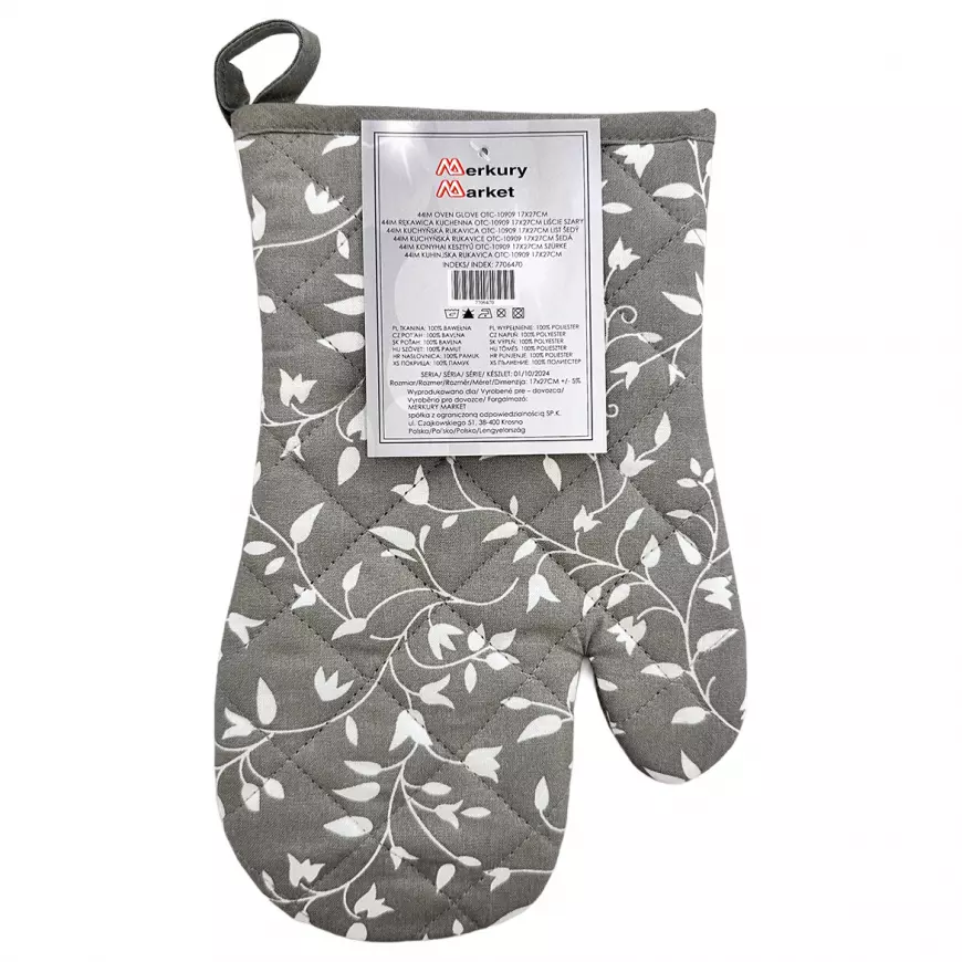 Kuchynská rukavica OTC-10909 17x27 cm lístie