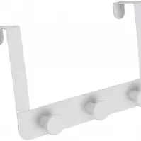 Vešiak 3-Hákový Biela Shk0043ba-A
