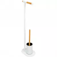 Stojan Wc Biela/Bambus Bpl0122aa