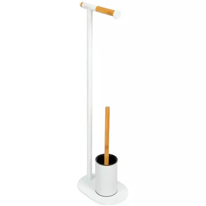 Stojan Wc Biela/Bambus Bpl0122aa