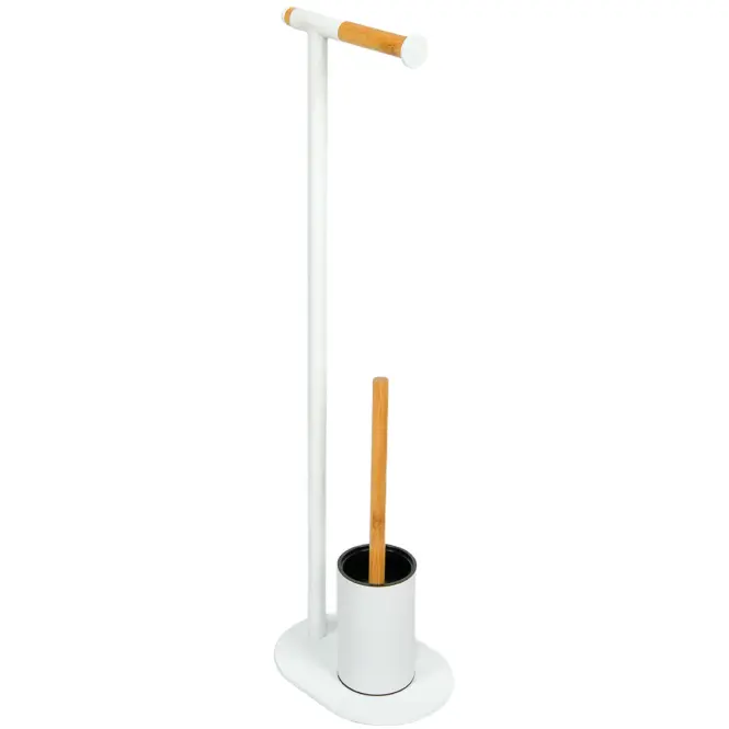 Stojan WC Biela/Bambus Bpl0122aa