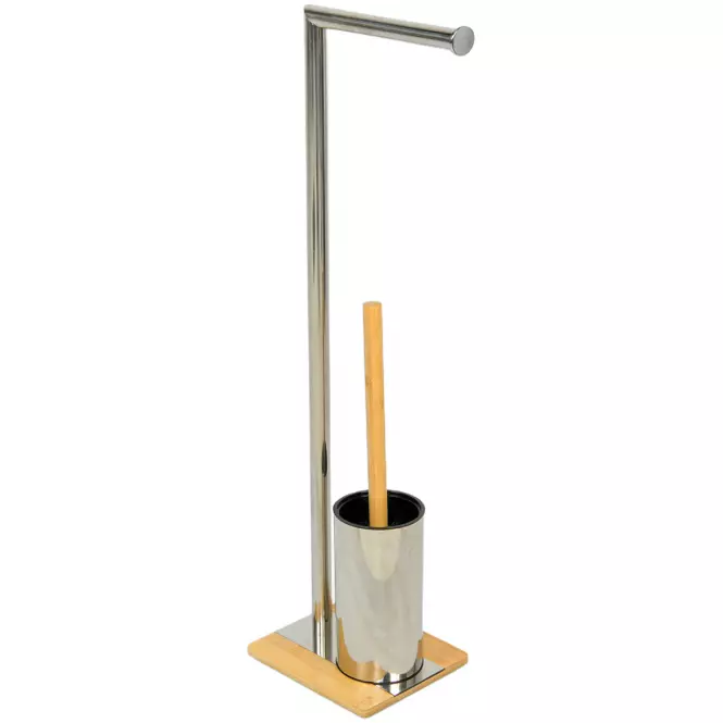 Stojan Wc Bambus/Stal Bpl0121aa