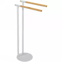 Vešiak Na Uteráky Biela/Bambus Bth0063aa-A