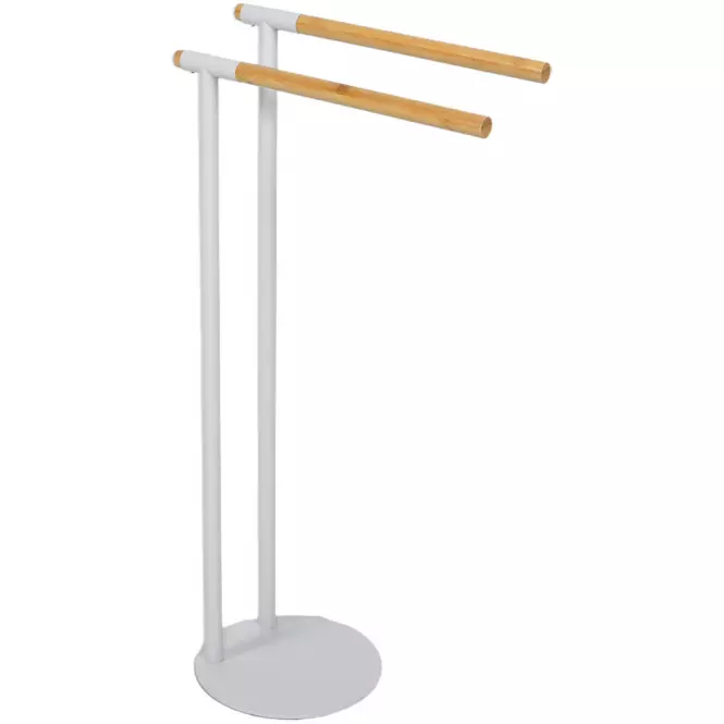 Vešiak Na Uteráky Biela/Bambus Bth0063aa-A