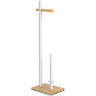 Stojan Wc Biela/Bambus Bpl0035b