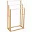 Stojan Na Uteráky 47x24x84cm Biela/Nat Bth0065aa-A