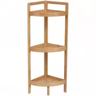 Regál 3-Poličkový Bambus 23.3x23x77cm Sca0208aa-A