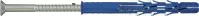 Rawlplug Rámová hmoždinka s golierom s pozinkovanou skrutkou so šesťhrannou hlavou R-FF1 10x300 mm
