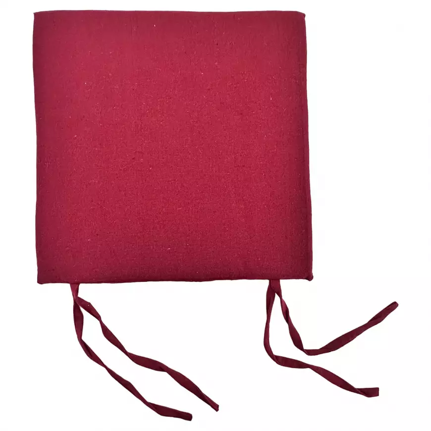 Poduška na stoličku SSE-AAT-CP-3475 (2 cm) 40x40 cm bordová