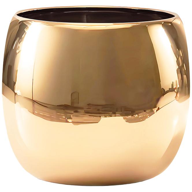 Kvetináč YS44179 Electroplating Effect D16xh15 Gold